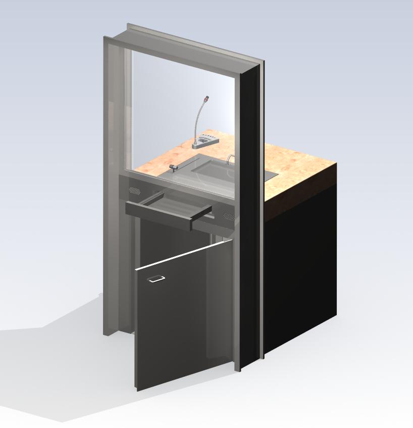 Fassadenelement und Thekenelement | Zahldrehteller INTECH-ICS AG Élément de façade