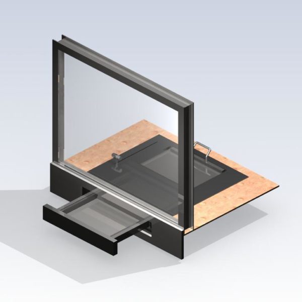 Fassadenschalter P 7097 - für Fassaden und Trennwänden