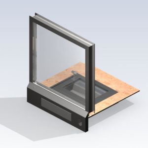 Fassadenschalter P 7195 - für Fassaden und Trennwänden