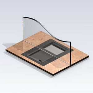 Auge coulissante P 7020 light - faible profondeur d'installation