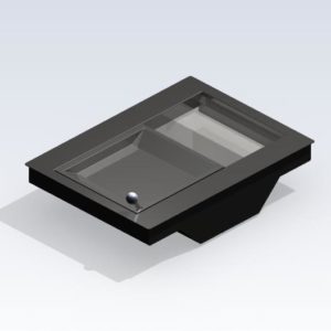 Plateau coulissant P 7025 - Plateau de paiement et passe-plat fixe