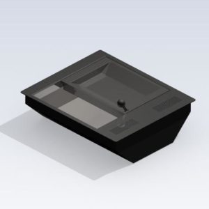 Plateau coulissant P 7028 - Plateau de paiement et passe-plat fixe